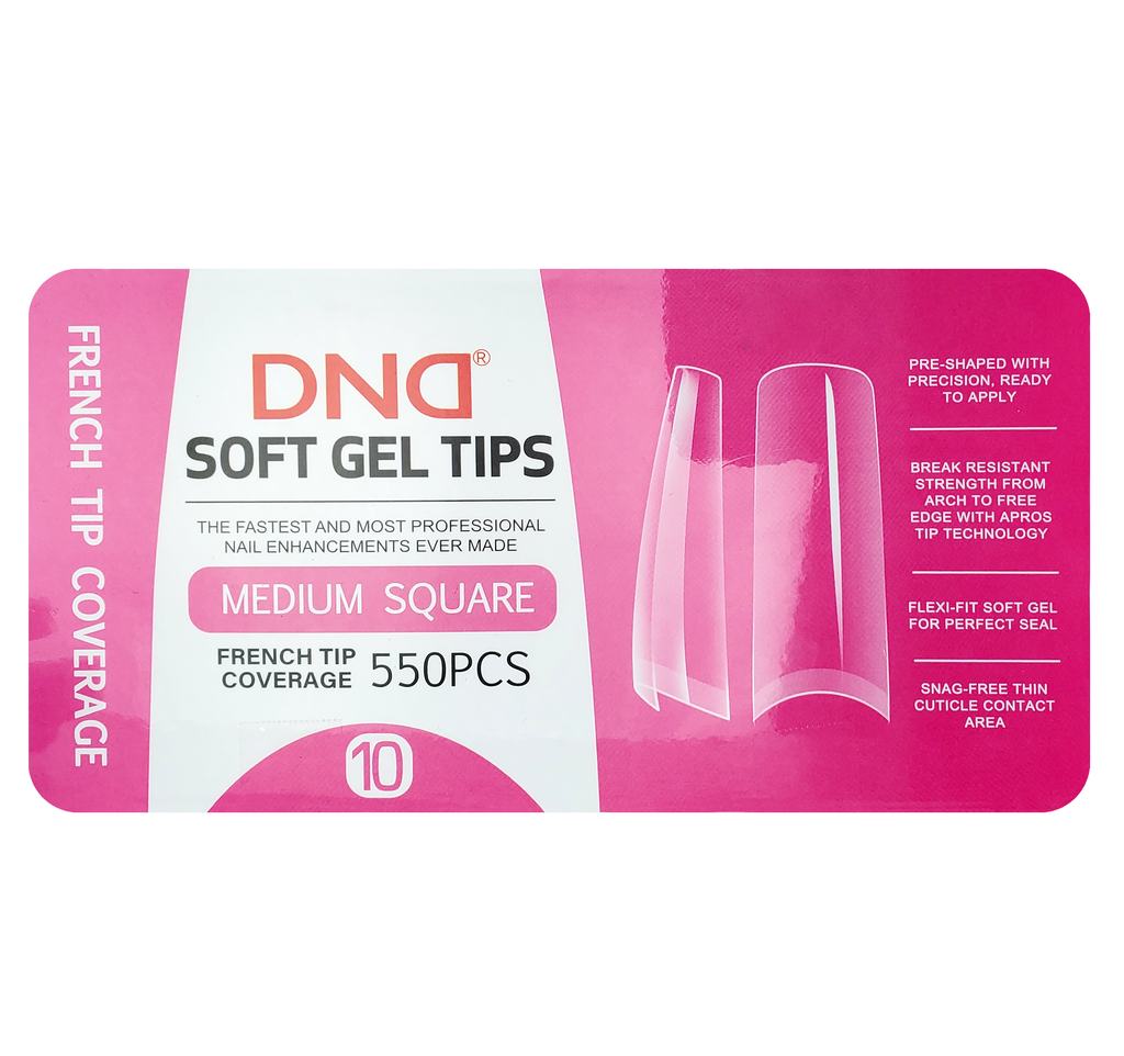 French Square Soft Gel Tips DND